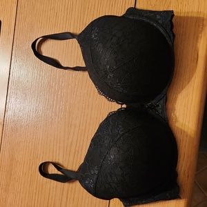 Black Lace Bra